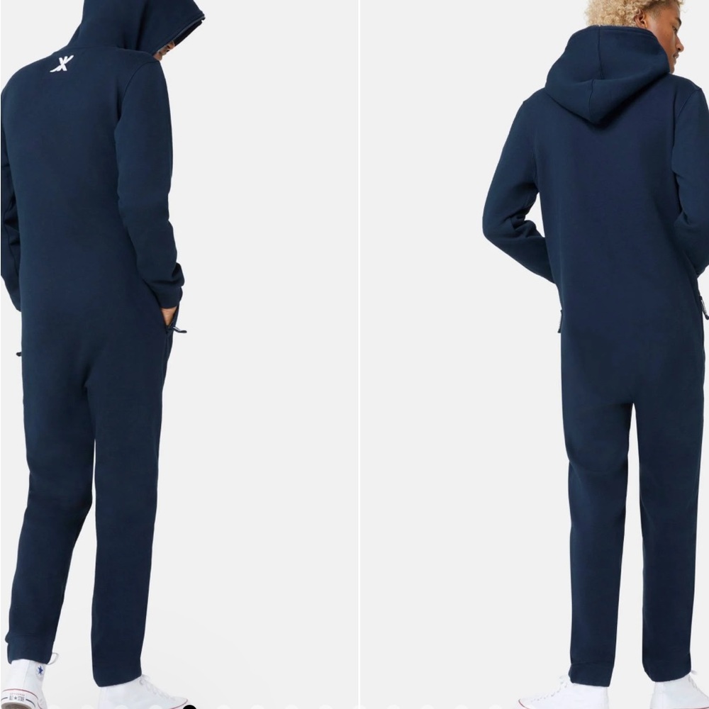 One Piece Original Onesie. BNWT. Smooth navy velvet. Ultimate comfort.